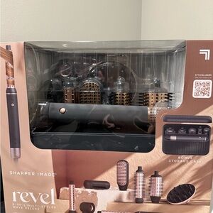 Sharper Image Revel 8-in-1 Multi-Styler - Black and Gold